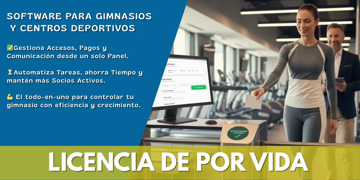 Tornos para gimnasios en Granada integrados con software GestorGym